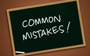 Common mistakes