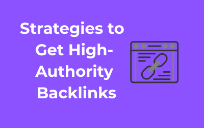 High authority backlinks