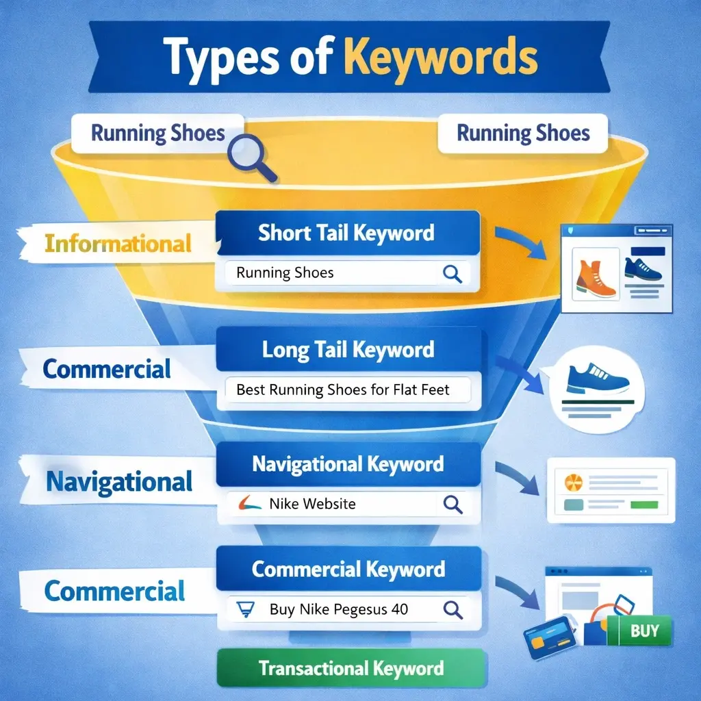 Type of keywords