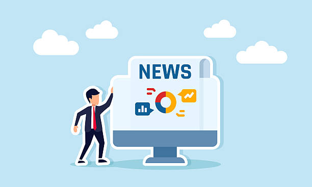 news icon and person