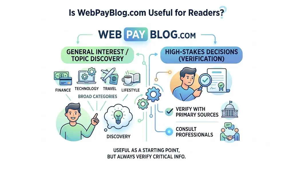 WebPayBlog.com as a starting point for topic discovery and verified information.