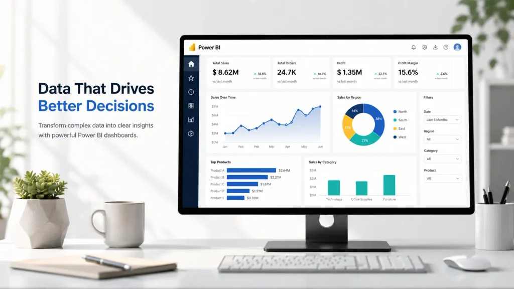 Power BI dashboard.